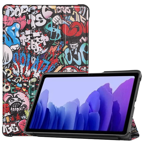 Kompatibel med Samsung Galaxy Tab A7 10.4 Fodral Tri-Fold Graffiti 205