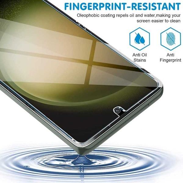 2 KPL Yhteensopiva Samsung S23 karkaistun lasin kanssa 0,26 mm 2,5D 9H