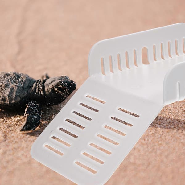 Reptilklätterramp Sköldpaddsplattform 2 st Vit ABS-material