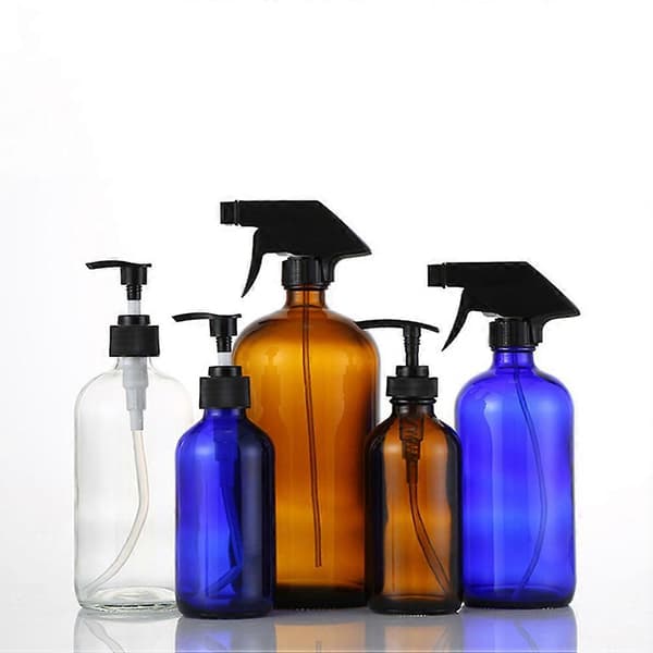 Glas sprayflaske brun farve parfume sprayflaske til makeup 2 stk.