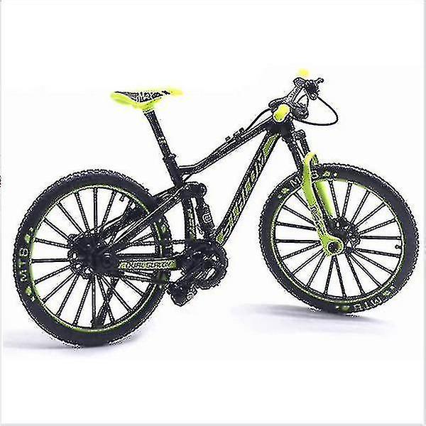 Rion Downhill terrengsykkel svart og grønn sykkelmodell
