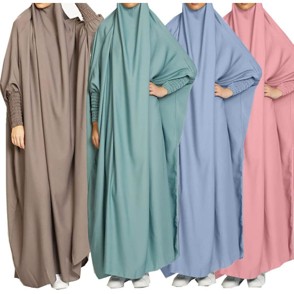 Muslimsk kjole i ét stykke til kvinder (gennemsnit) zy S
