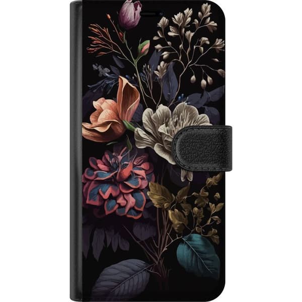Kompatibelt Plånboksfodral till Apple iPhone 14 Blommor Plånboksfodral