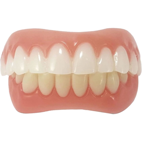 Övre och undre fanerproteser för kvinnor och män Falska tänder Naturlig nyans! Fixa ditt leende hemma inom några minuter!