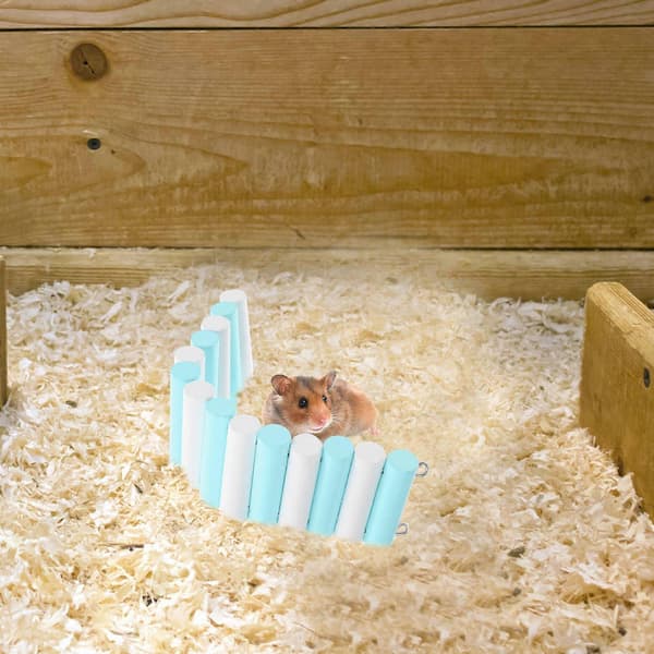 Træ hamsterstigelegetøj til kæledyrsklatring multifunktionelt lille dyr