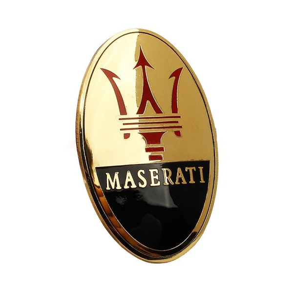 Bil främre emblem märkesdekoration för Maserati Granturismo Ghibli Quattroporte Levante Gransport Granlusso Gt Gran Cabrio Coupe