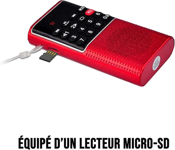 Genopladelig FM-lommeradio