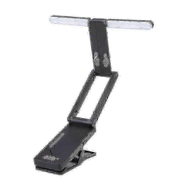 LED Nodelampe Genopladelig 1200mAh med To Lysstyrketilstande til Klaver, Scene, Nodebrug, Bærbart Foldbart Design