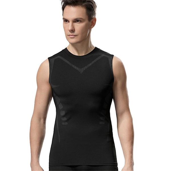 Urheiluvaatteet Gfouk Menionic Tourmaline Posturecorrector Vest Men Perfect Body 1PC