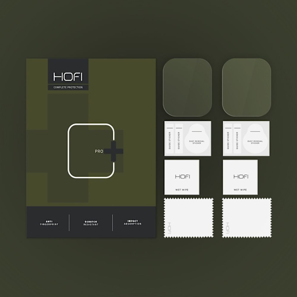 HOFI Apple Watch 10 46 mm 2 kpl Näytönsuoja Pro+ HydroFlex 20
