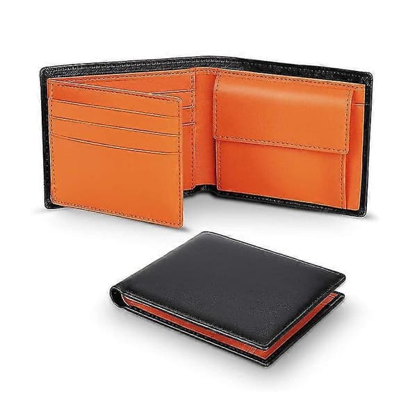 Plånböcker Herr Slim Äkta Läder Rfid Blockering