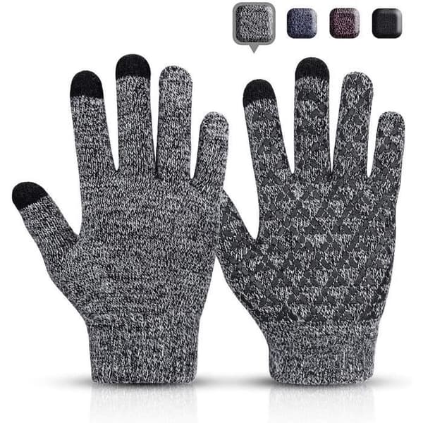 Vinterhandsker - ZGEER - Touchscreen-kompatible - Skridsikre - Varme - One Size