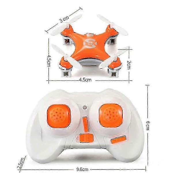 Cx10 Mini RC-nelikopteri drone 2.4G 4CH LED-lelu lapsille
