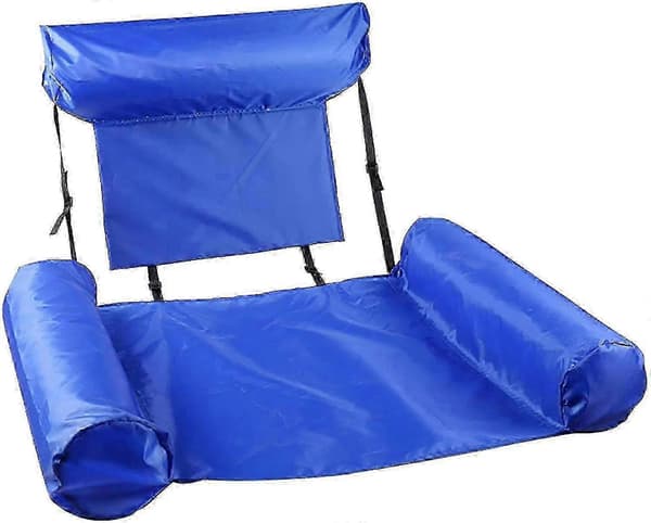 Oppustelig Pool Float Hængekøjestol, Vandfritidsliggestol til Svømning
