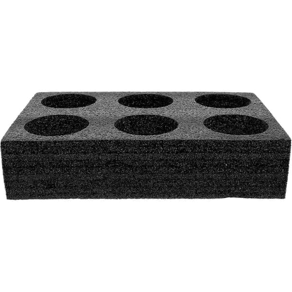 Sekshulls koppholder drikkebrett for drikkepakking melkete 6-hull
