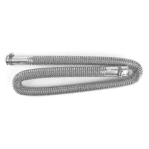 Parkeringsluftvarmerslange 120 cm rustfrit stål 2,5 cm ID dieselgas