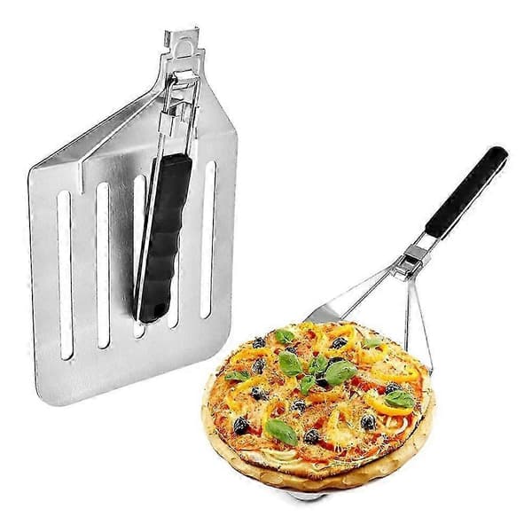 L Spatula for Pizza – 430 Rustfritt Stål, Sammenleggbar Kakespade