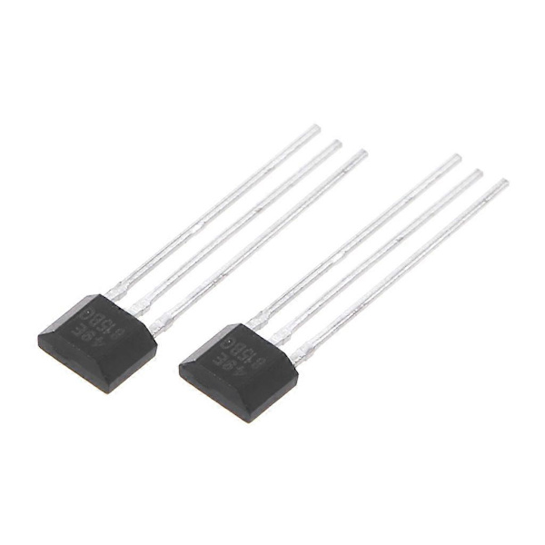 10 stk. 49E Hall-element OH49E Spenningsregulator Hall-effekt Sensor Lineær Bryter Black