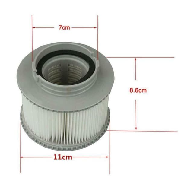 Spafilter - ROKOO - 2-pack - Filterpatroner - Diameter 110 mm - Höjd 86 mm