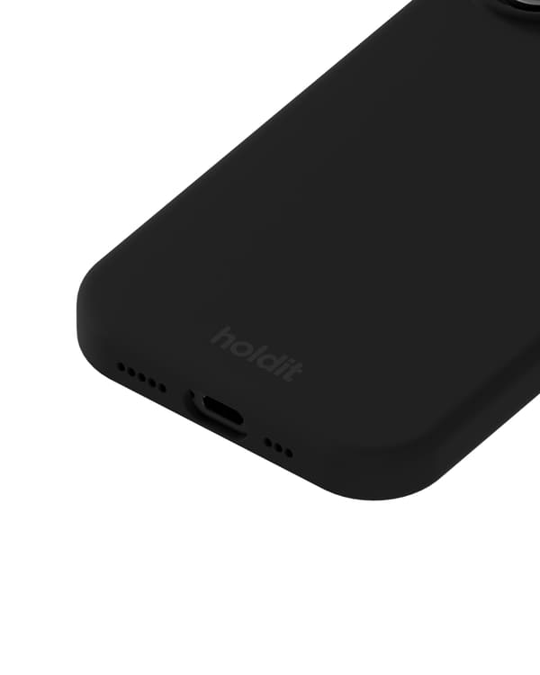 holdit iPhone 17 Mobilskall Silikon Svart Silikon