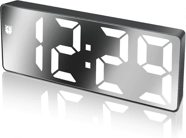 Digitalt vækkeur, stort LED-display