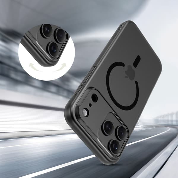 Tech-Protect iPhone 17 Pro Deksel MagSafe MagSlim Matt Svart 60