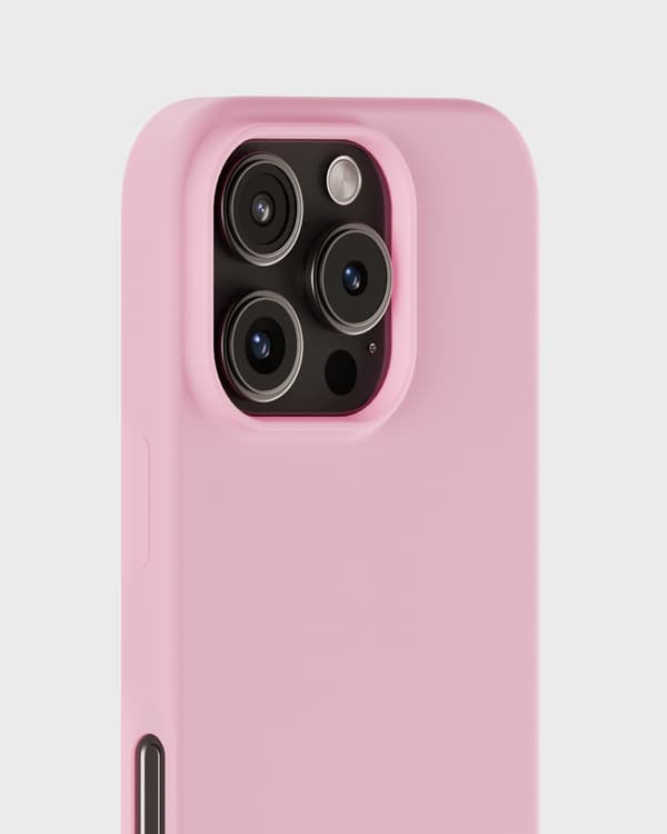 holdit iPhone 16 Pro Max -silikonisuojakuori Rosa Silikon