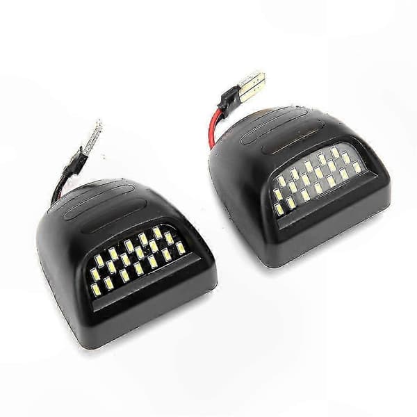 2 stk. LED nummerpladelys DC12V til køretøjer fra 1999-2013 SZRH A-DS 5 5