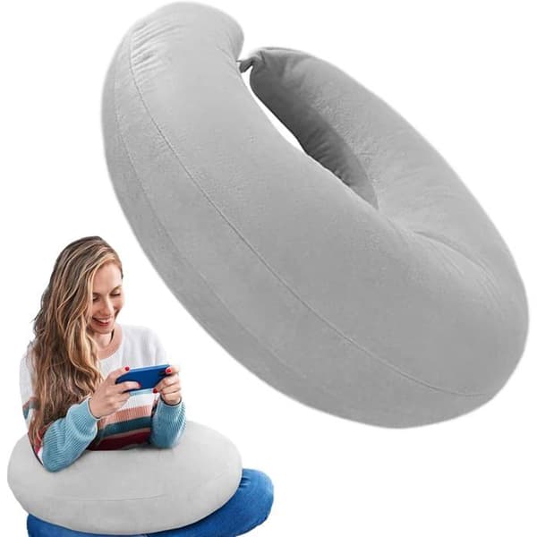 Ergonomisk strikkepude | U-formet læsepude til seng og sofa, forbedrer kropsholdning