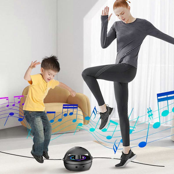Electric Jump Rope Machine, Jump Ropes, Electronic Exercise Counter, Creative Machine black