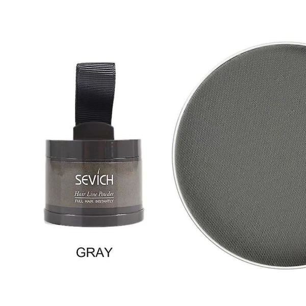Sevich Waterproof Hair Powder Concealer Root Touch Up Volumizing Cover Up A Grey Grey