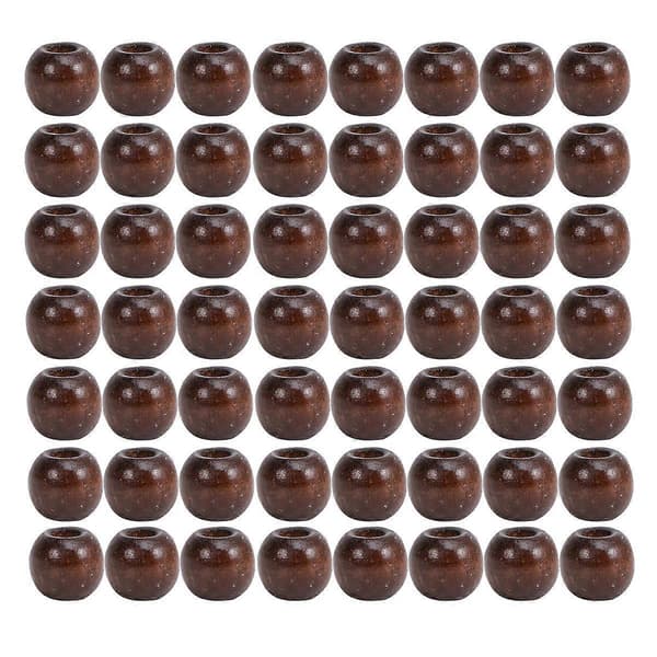 Treperler, runde, kaffefargede, til DIY-bruk, 500 stk, håndverkstilbehør