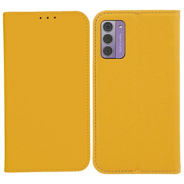Nokia G42 Flip Stand Lompakko Shell Cross Texture Pu Nahka Iskunkestävä phone case