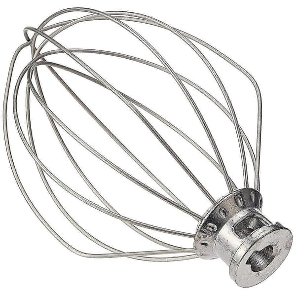 til K5AWW Piskeris Erstatning til KitchenAid 5QT 5K5SS 5KPM5 Mixer til 5 Quart Løftemaskiner Piskeris silver