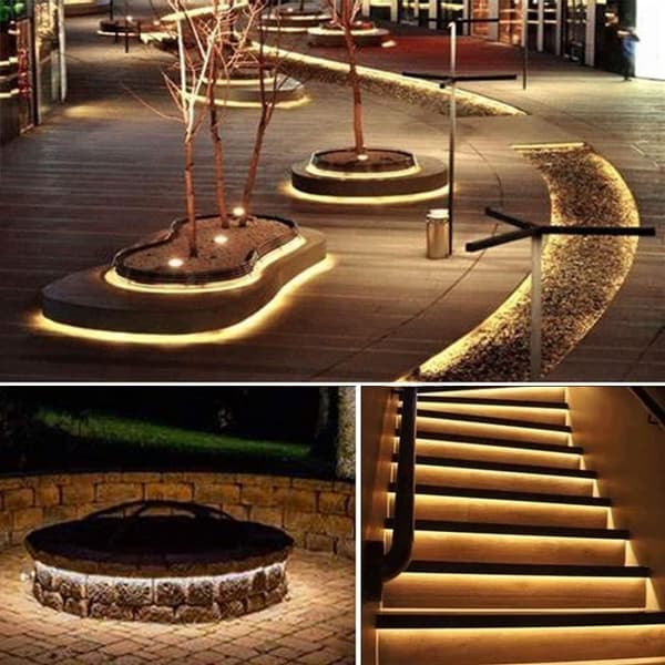 Solar LED-stripe - ZGEER - 6M - 180 LED-er - IP65 Vanntett - 8 Automatiske Lysmoduser
