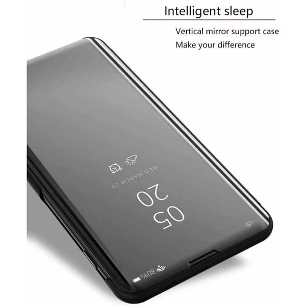 Samsung S25 Ultra Smart Flip Case Clear View Stående V2 Rocket