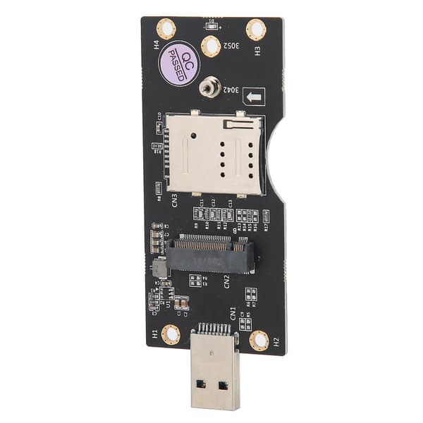 M.2 till USB 3.0-adapter Riser-kort med SIM-kortplats Datortillbehör Nyckel B NGFF 5 5