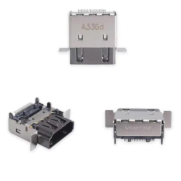 1 STK til XBOX HDMI-kompatibel Port Socket Interface Connector Udskiftning til XBOX B Silver