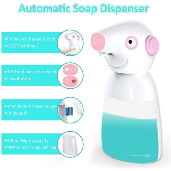 Såpedispenser - ZGEER - Automatisk - 330ml - 3 skummoduser - Moderne design