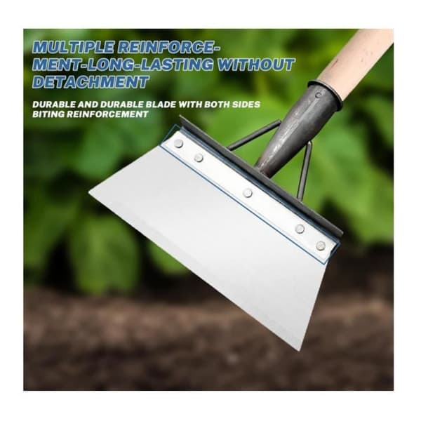 Multifunktionell rengöringsspade - Rostfritt stål - Tar bort ogräs och mossa - 21cm