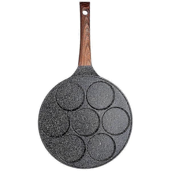 Granit stegepande 26 cm med 7 huller til alle pander