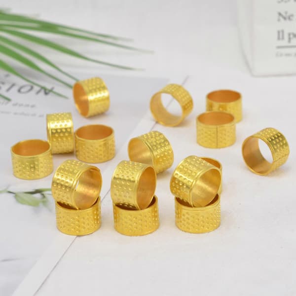 4 st metallfingerbeskyddare fingertopp retro