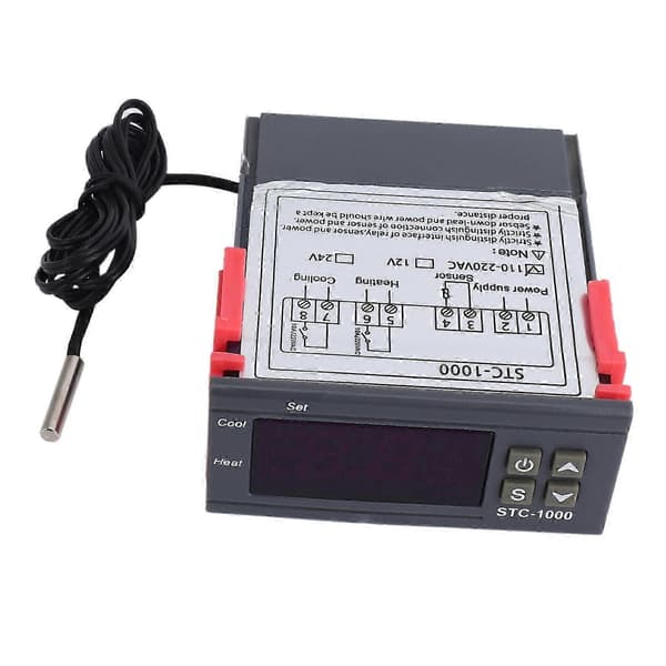 4X 220V/STC-/1000 Digital Temperaturregulator Termostat med NTC Edition 0327