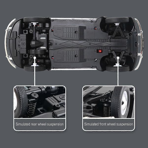 1:16 2.4GHz 4CH RC Bil Bakhjulsdrift LED Helljus 1950 Leksak