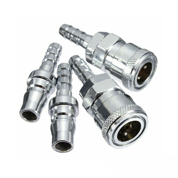 4x 8mm Gasslange Kobbermunnstykke Hurtigkobling For bobil