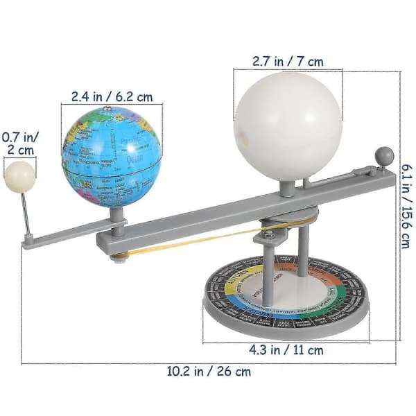 Sol Jord Måne Model Pædagogisk Videnskabssæt til Astronomilæring