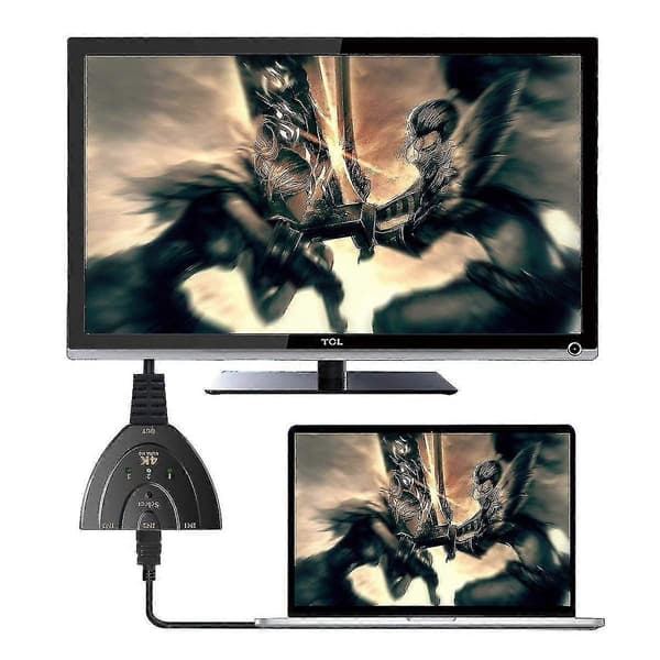 Hdmi-switch 3-portars Hdmi-splitterkabel | Hdmi-kabelomkopplare