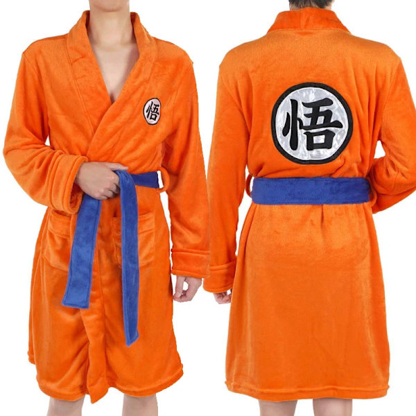Cosplay Morgenkåbe Pyjamas Vinter Hold Varme Blød Morgenkåbe Y orange orange large