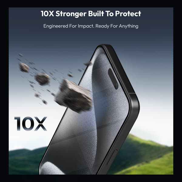 2-PACK iPhone 15 Pro Skärmskydd & 2-PACK Linsskydd - Härdat Glas | [SmartFit Refill System] - Bubbelfritt
