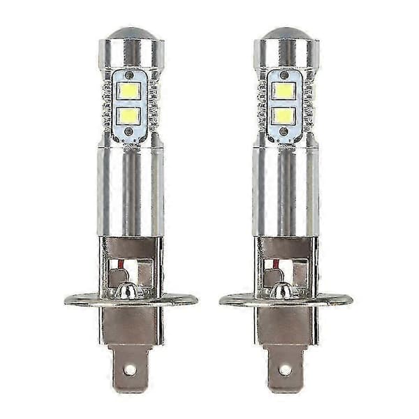 2-pack H1 LED-strålkastarlampor 100W 6000K Dimljus för bilstrålkastarbyte Edition 0816 5 5
